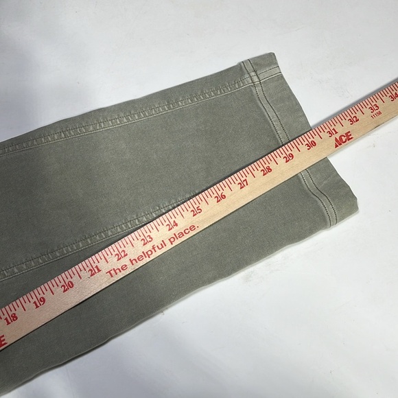 SPANX Stretch Twill Straight Leg Pants Olive Oil Color - Picture 7 of 10